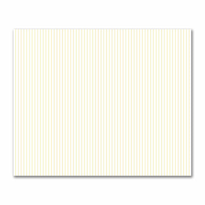 Off-White Cotton Sateen Fabric with Fine Yellow Stripes, FACS-1381-151