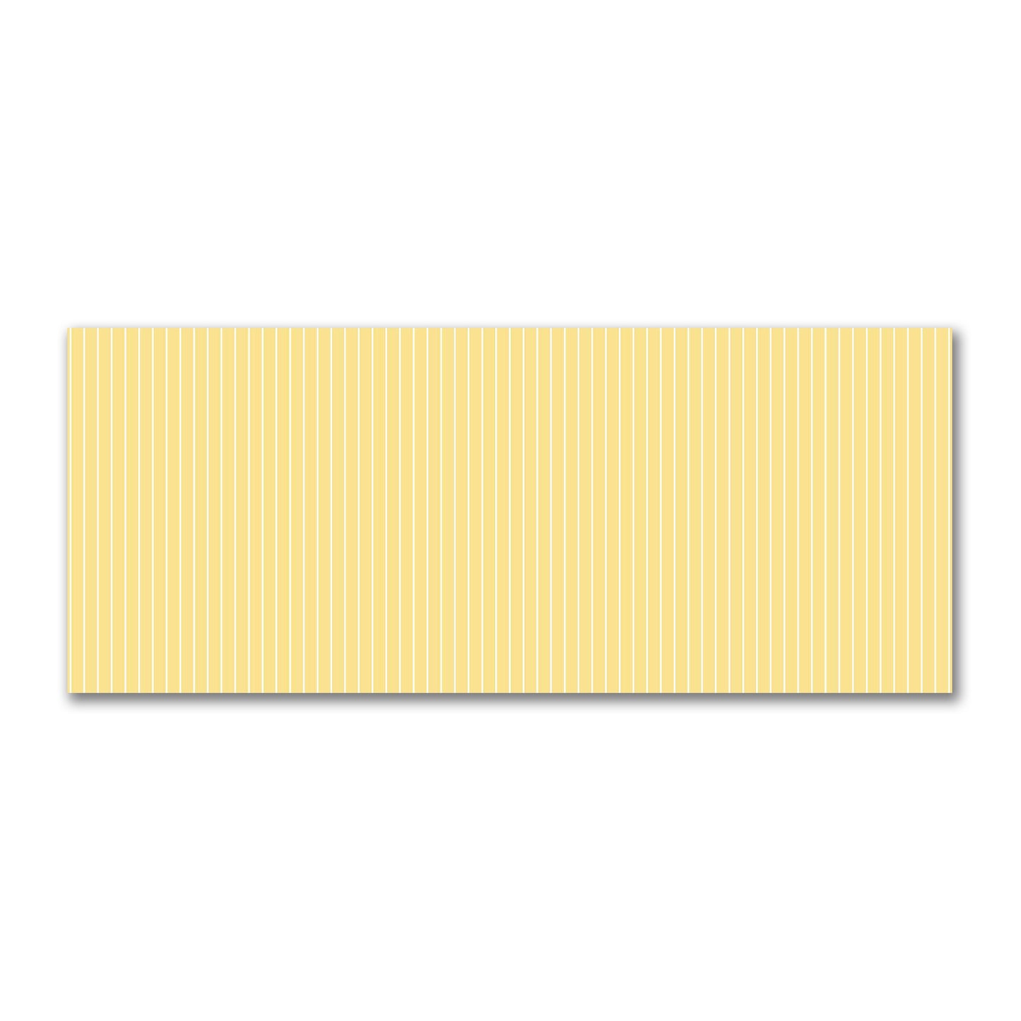 Yellow Cotton Sateen Fabric with Fine Off-White Stripes on Yellow, FACS-1381-152