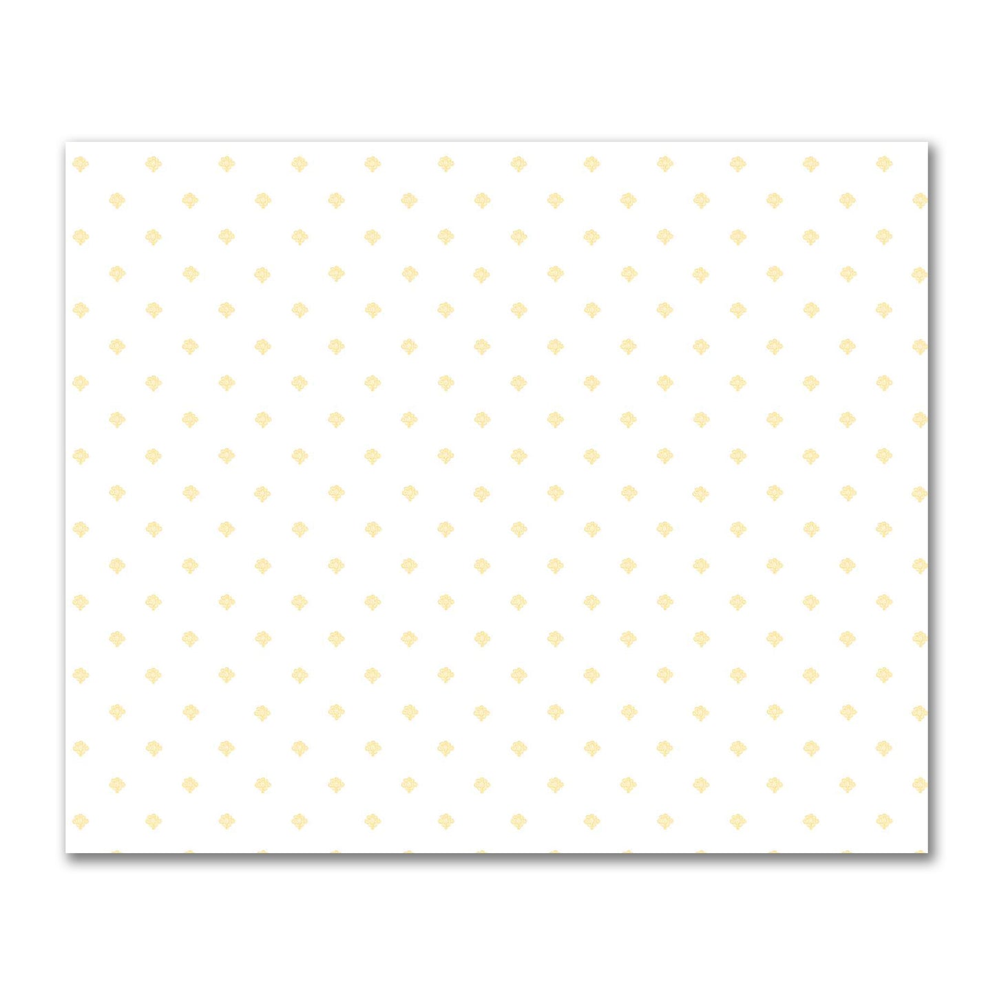 Off-White Cotton Sateen Fabric with Yellow Hand-painted Swizzle Motif Print | FACS-1381-171