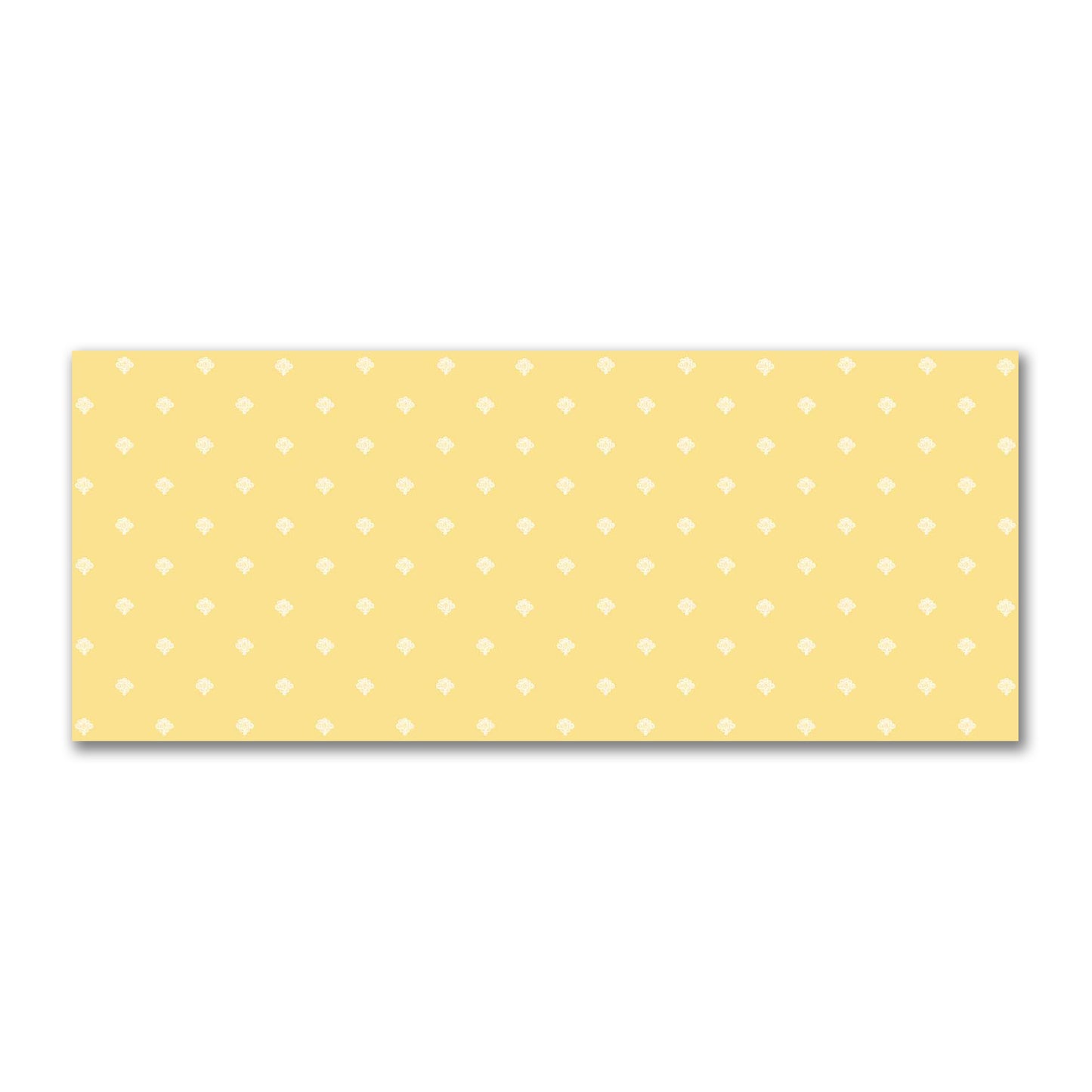 Yellow Cotton Sateen Fabric with Off-White Hand-painted Swizzle Motif Print | FACS-1381-172