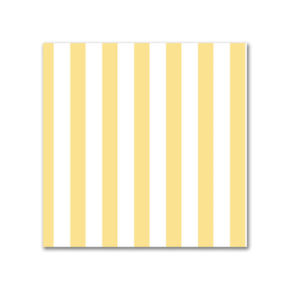 Off-White Cotton Sateen Fabric with Thin Yellow Bars, FACS-1381-241