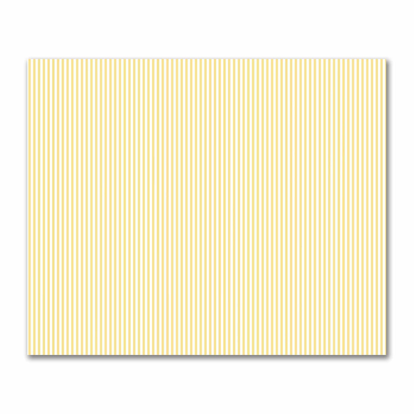 Off-White Cotton Sateen Fabric with Thin Yellow Bars, FACS-1381-241