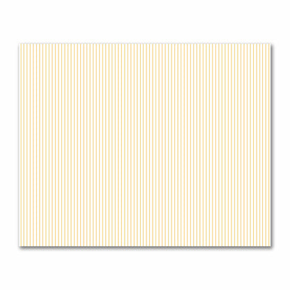 Off-White Cotton Sateen Fabric with Fine Yellow-Orange Stripes, FACS-1390-151