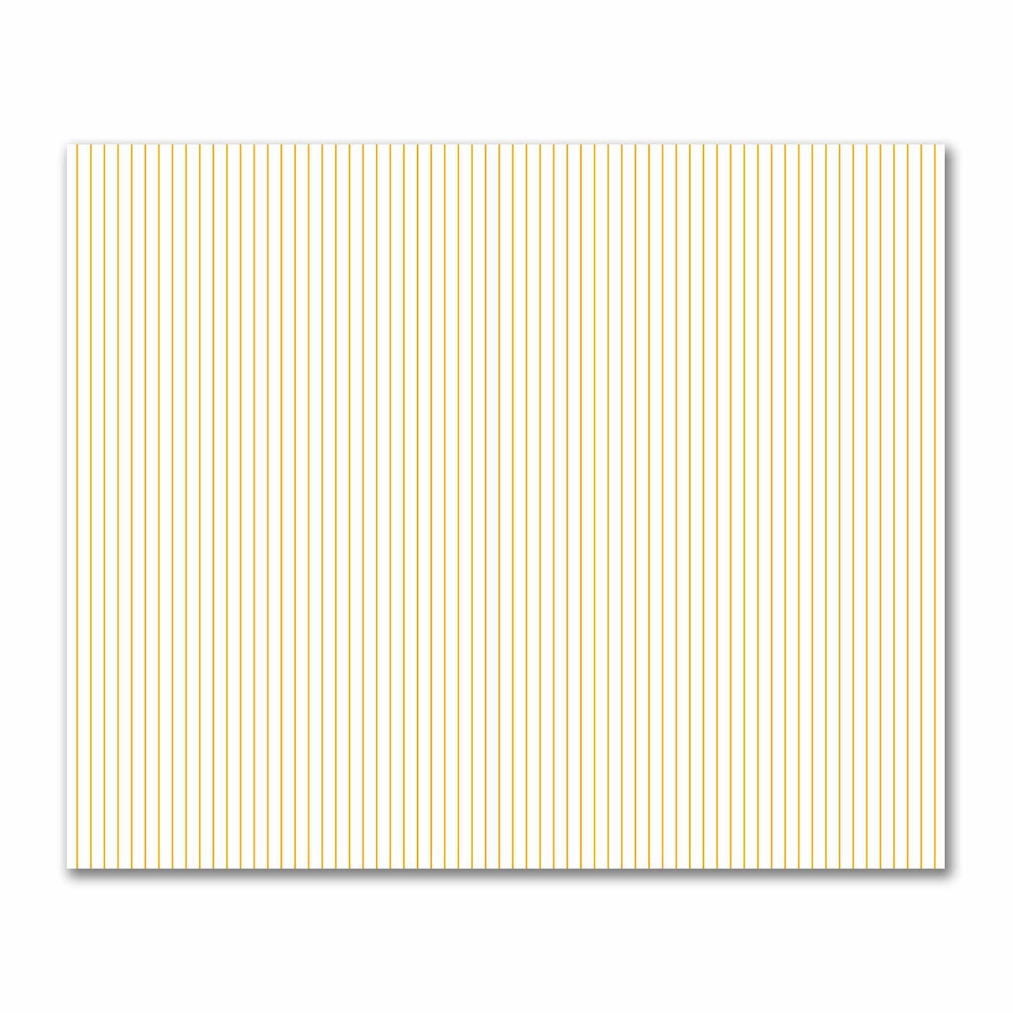 Off-White Cotton Sateen Fabric with Fine Yellow-Orange Stripes, FACS-1390-151