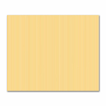 Off-White Cotton Sateen Fabric with Thin Yellow-Orange Bars, FACS-1390-241
