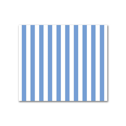 Off-White Cotton Sateen Fabric with Blue Bars, FACS-1400-051