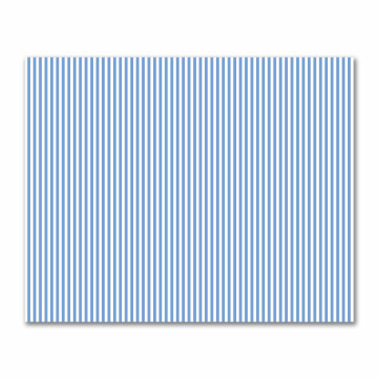 Off-White Cotton Sateen Fabric with Blue Bars, FACS-1400-051