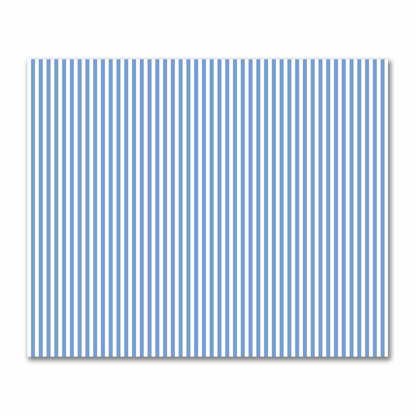 Off-White Cotton Sateen Fabric with Blue Bars, FACS-1400-051