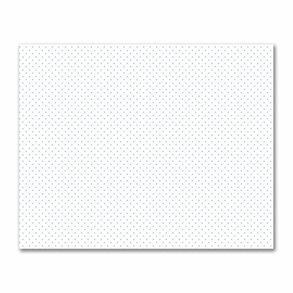 Off-White Cotton Sateen Fabric with Blue Diamonds, FACS-1400-101