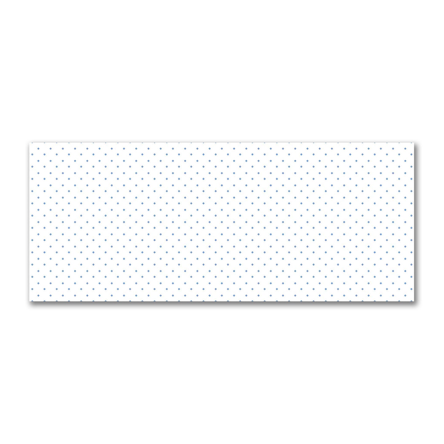 Off-White Cotton Sateen Fabric with Blue Diamonds, FACS-1400-101