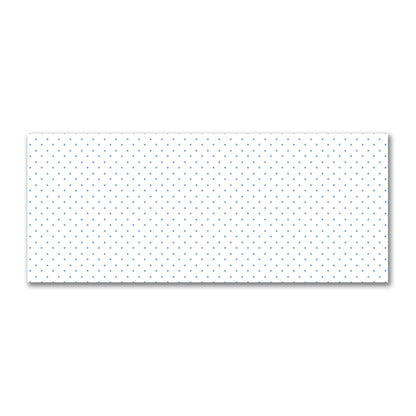 Off-White Cotton Sateen Fabric with Blue Diamonds, FACS-1400-101