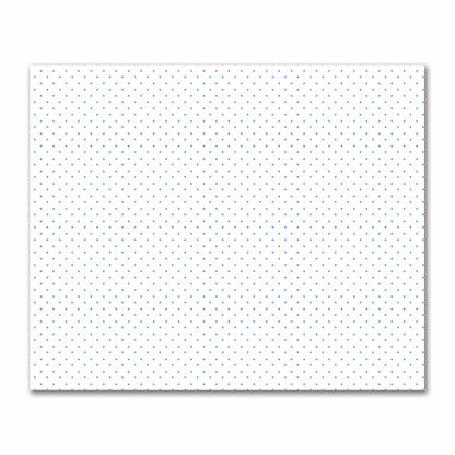 Off-White Cotton Sateen Fabric with Blue Diamonds, FACS-1400-101