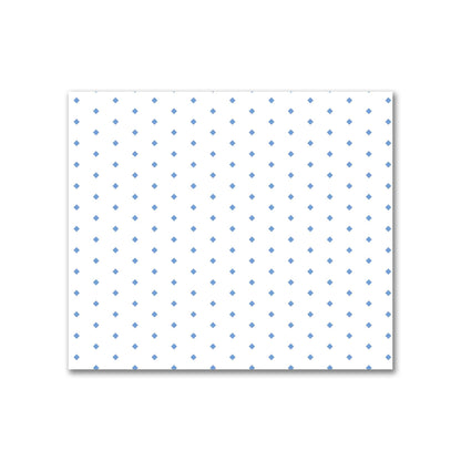 Off-White Cotton Sateen Fabric with Fine Blue Diamonds, FACS-1400-111