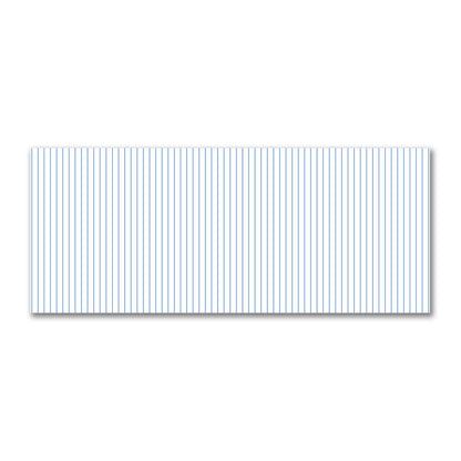 Off-White Cotton Sateen Fabric with Fine Blue Stripes, FACS-1400-151