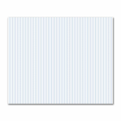 Off-White Cotton Sateen Fabric with Fine Blue Stripes, FACS-1400-151