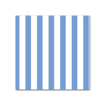 Off-White Cotton Sateen Fabric with Thin Blue Bars, FACS-1400-241