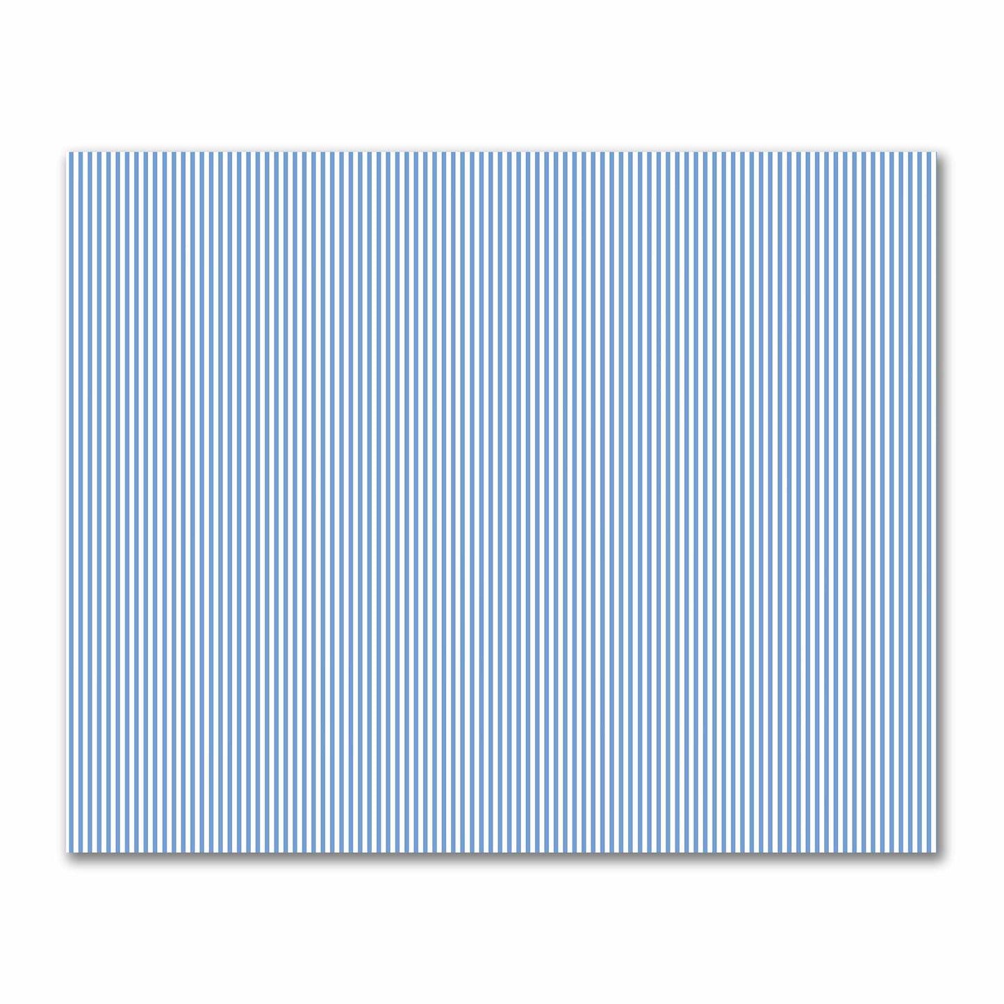 Off-White Cotton Sateen Fabric with Thin Blue Bars, FACS-1400-241
