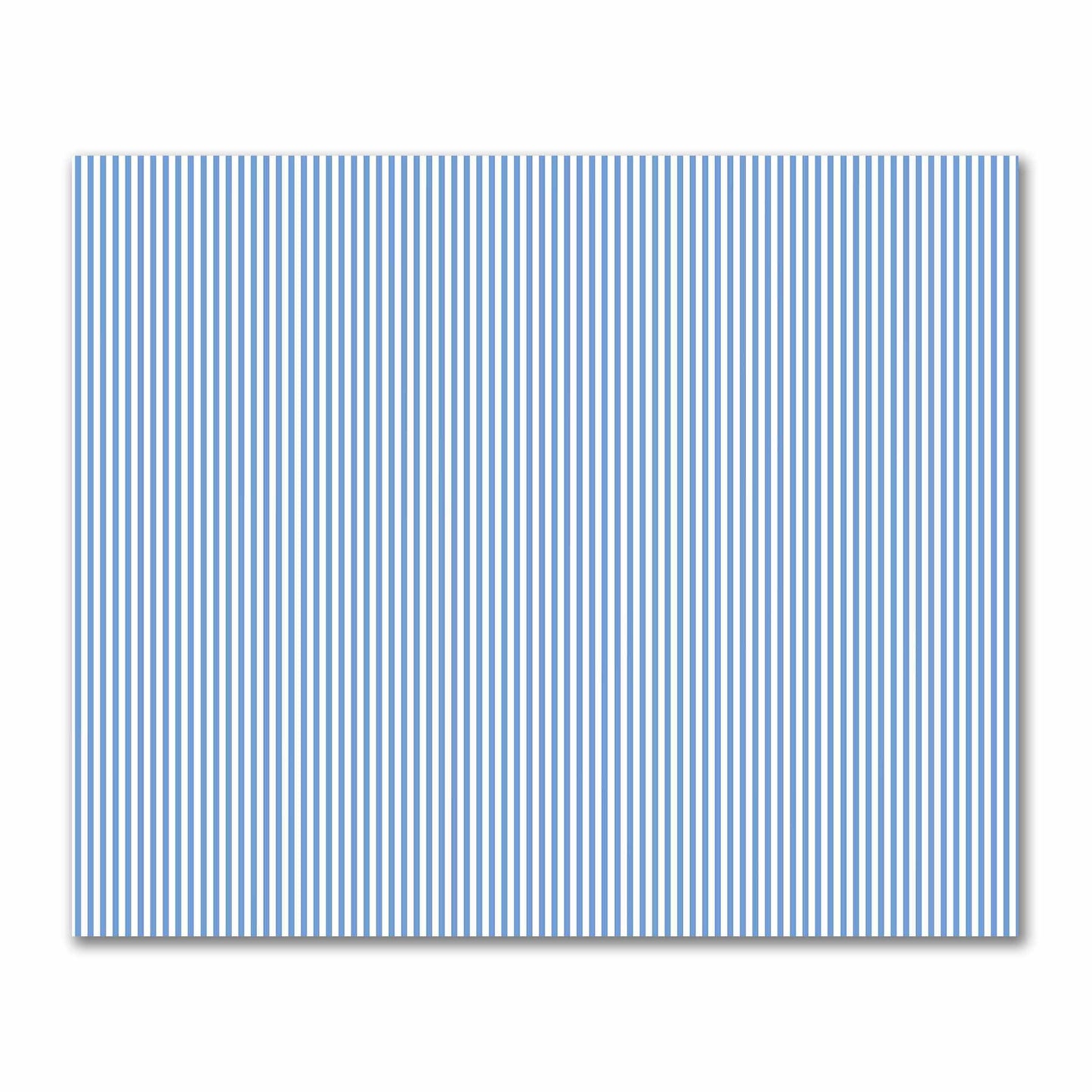 Off-White Cotton Sateen Fabric with Thin Blue Bars, FACS-1400-241