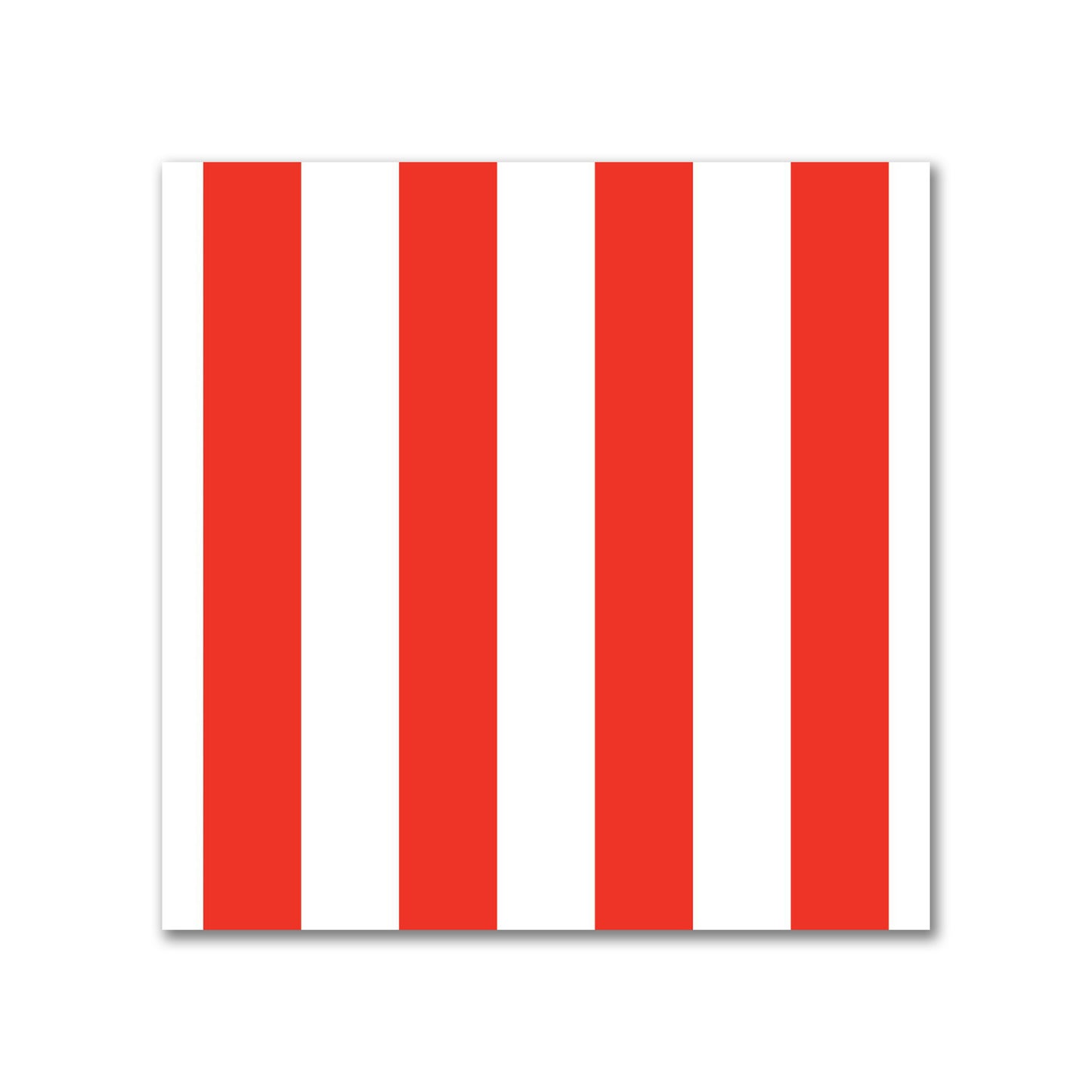 Off-White Cotton Sateen Fabric with Red Bars, FACS-1410-051