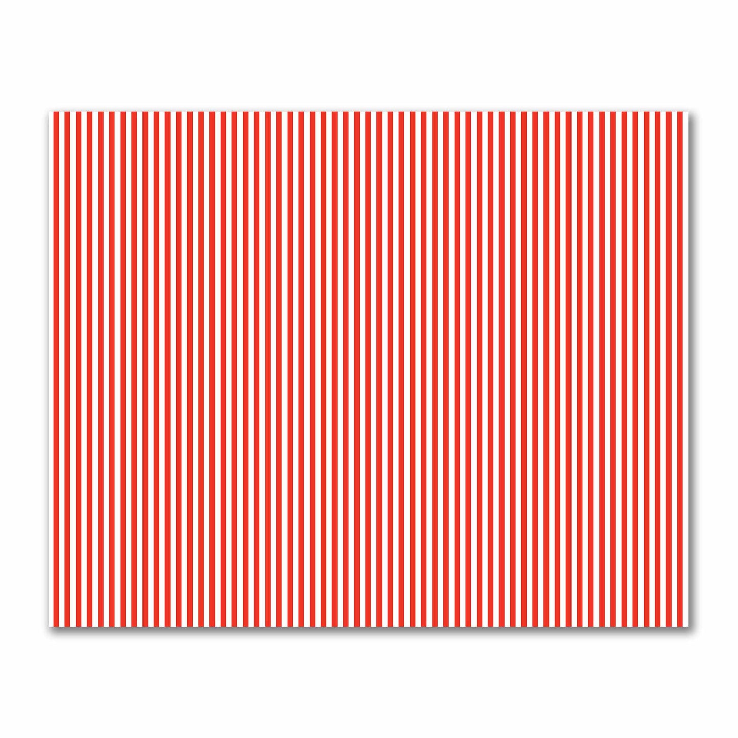 Off-White Cotton Sateen Fabric with Red Bars, FACS-1410-051