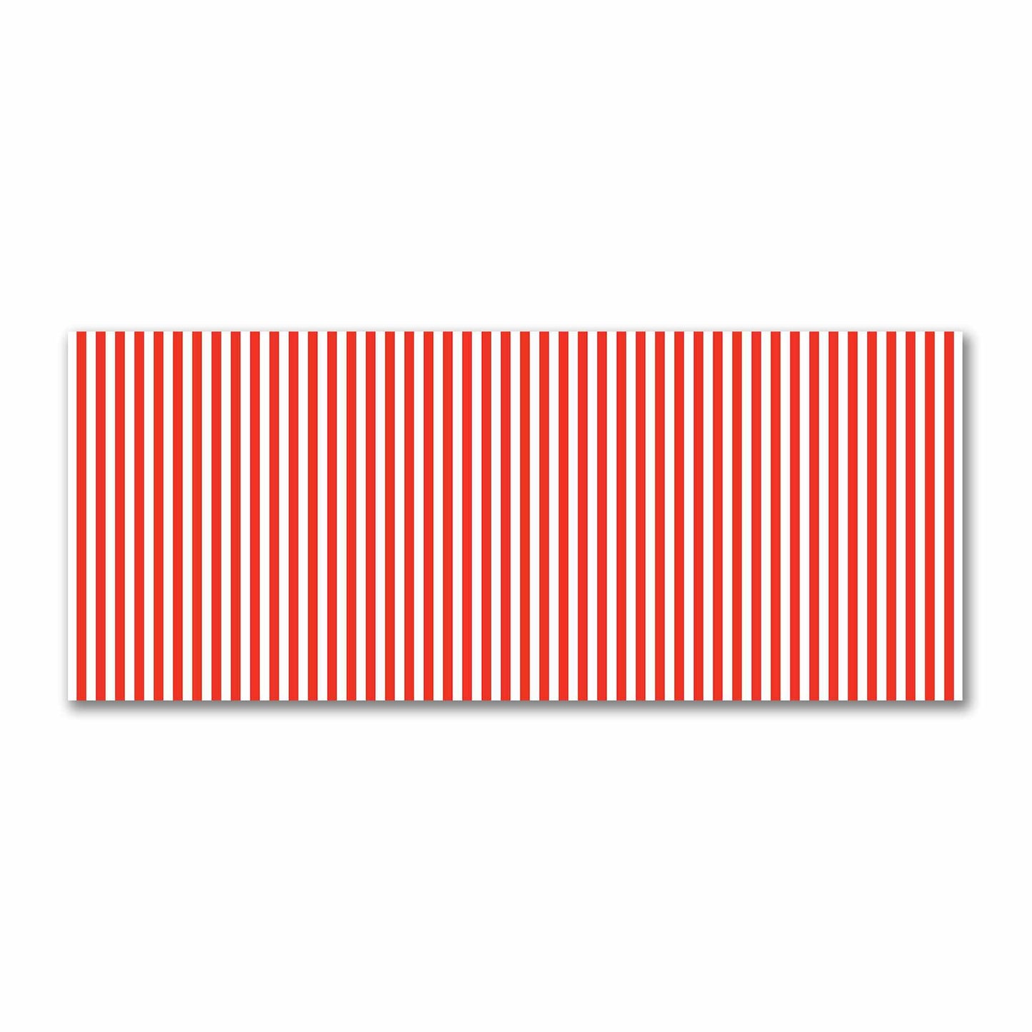 Off-White Cotton Sateen Fabric with Red Bars, FACS-1410-051