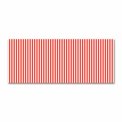 Off-White Cotton Sateen Fabric with Red Bars, FACS-1410-051