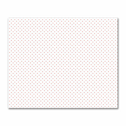 Off-White Cotton Sateen Fabric with Red Diamonds, FACS-1410-101