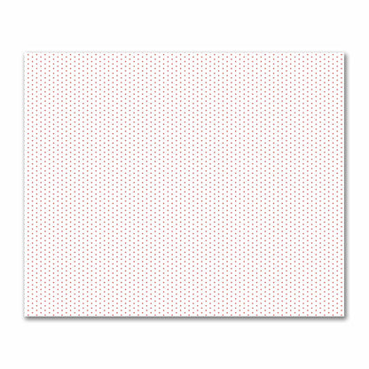 Off-White Cotton Sateen Fabric with Fine Red Diamonds, FACS-1410-111