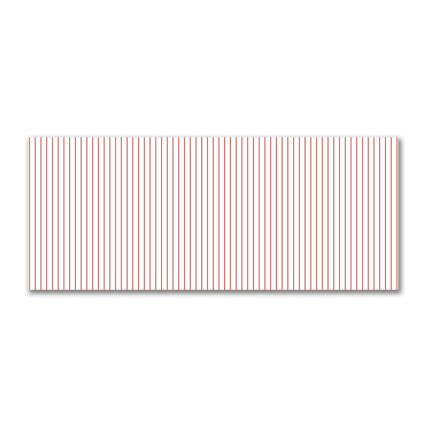 Off-White Cotton Sateen Fabric with Fine Red Stripes, FACS-1410-151