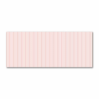 Off-White Cotton Sateen Fabric with Fine Red Stripes, FACS-1410-151