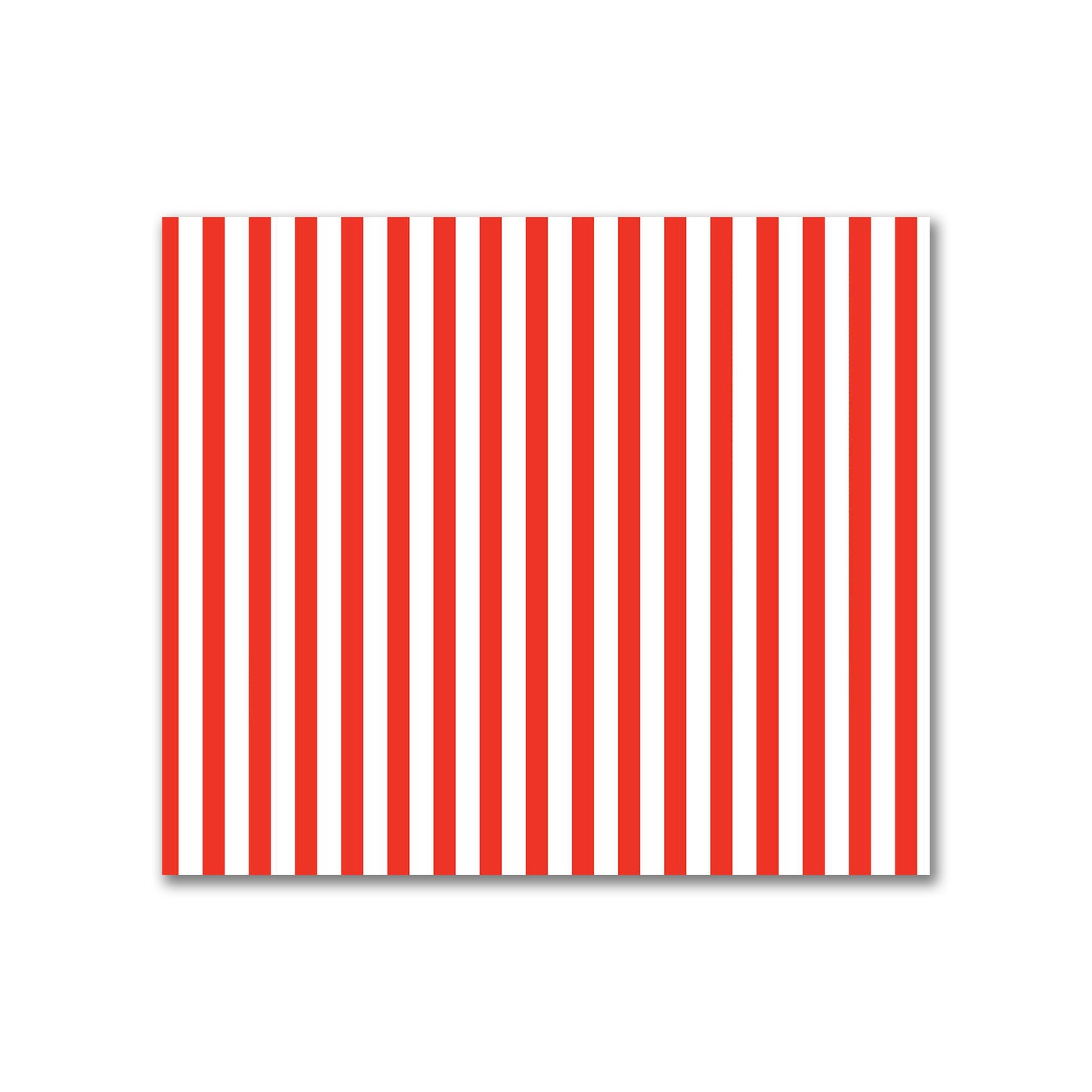 Off-White Cotton Sateen Fabric with Thin Red Bars, FACS-1410-241