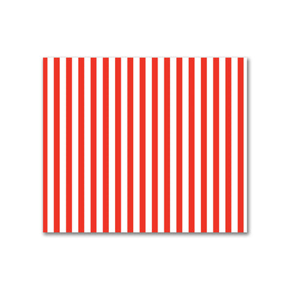 Off-White Cotton Sateen Fabric with Thin Red Bars, FACS-1410-241