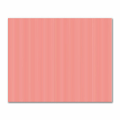 Off-White Cotton Sateen Fabric with Thin Red Bars, FACS-1410-241