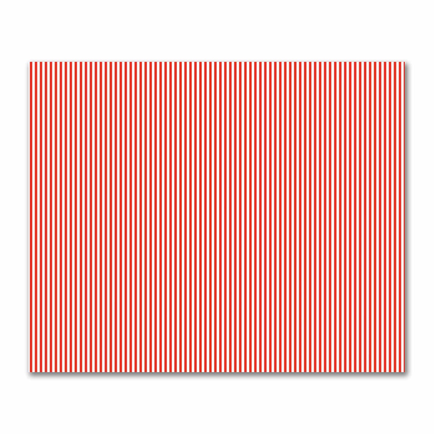 Off-White Cotton Sateen Fabric with Thin Red Bars, FACS-1410-241