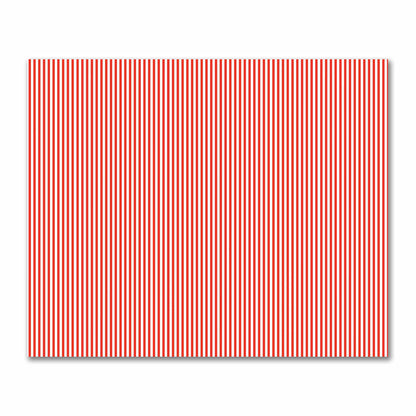 Off-White Cotton Sateen Fabric with Thin Red Bars, FACS-1410-241