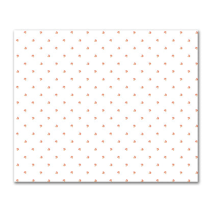 Cotton Sateen Fabric with Hand-painted Small Red Watercolor Floral Pattern Print, FACS-1416