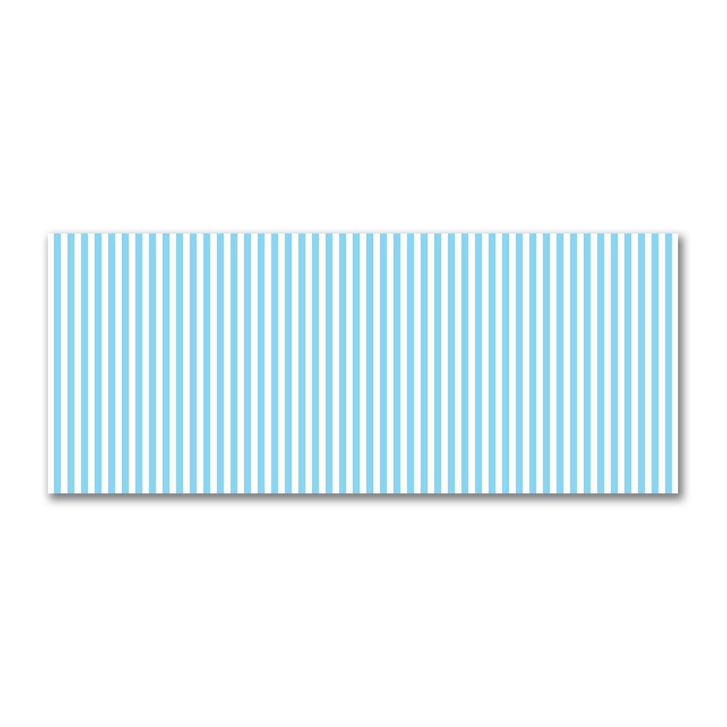 Off-White Cotton Sateen Fabric with Blue Bars, FACS-1430-051