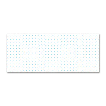 Off-White Cotton Sateen Fabric with Blue Diamonds, FACS-1430-101