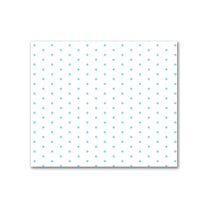 Off-White Cotton Sateen Fabric with Fine Blue Diamonds, FACS-1430-111