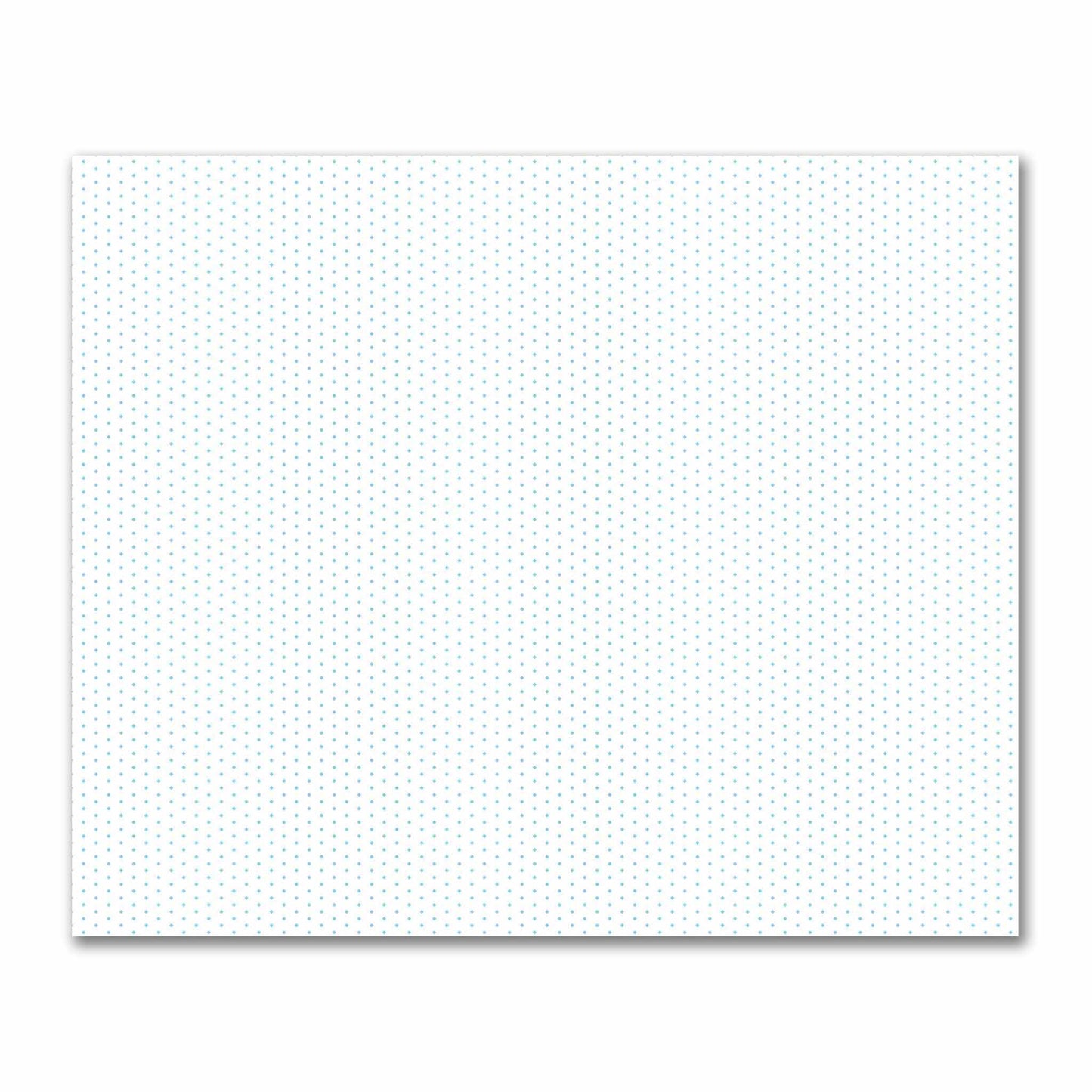 Off-White Cotton Sateen Fabric with Fine Blue Diamonds, FACS-1430-111