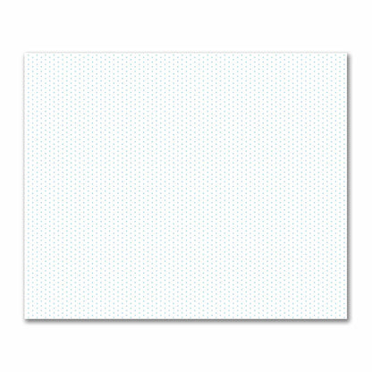 Off-White Cotton Sateen Fabric with Fine Blue Diamonds, FACS-1430-111