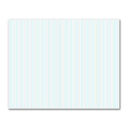 Off-White Cotton Sateen Fabric with Fine Blue Stripes, FACS-1430-151