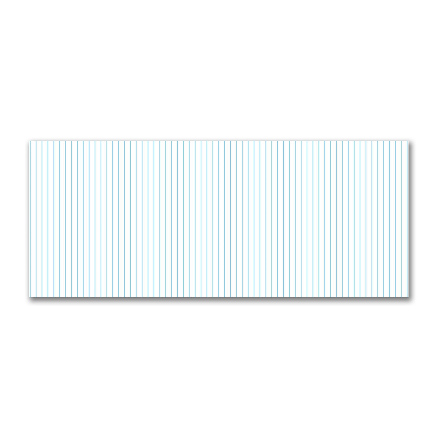 Off-White Cotton Sateen Fabric with Fine Blue Stripes, FACS-1430-151
