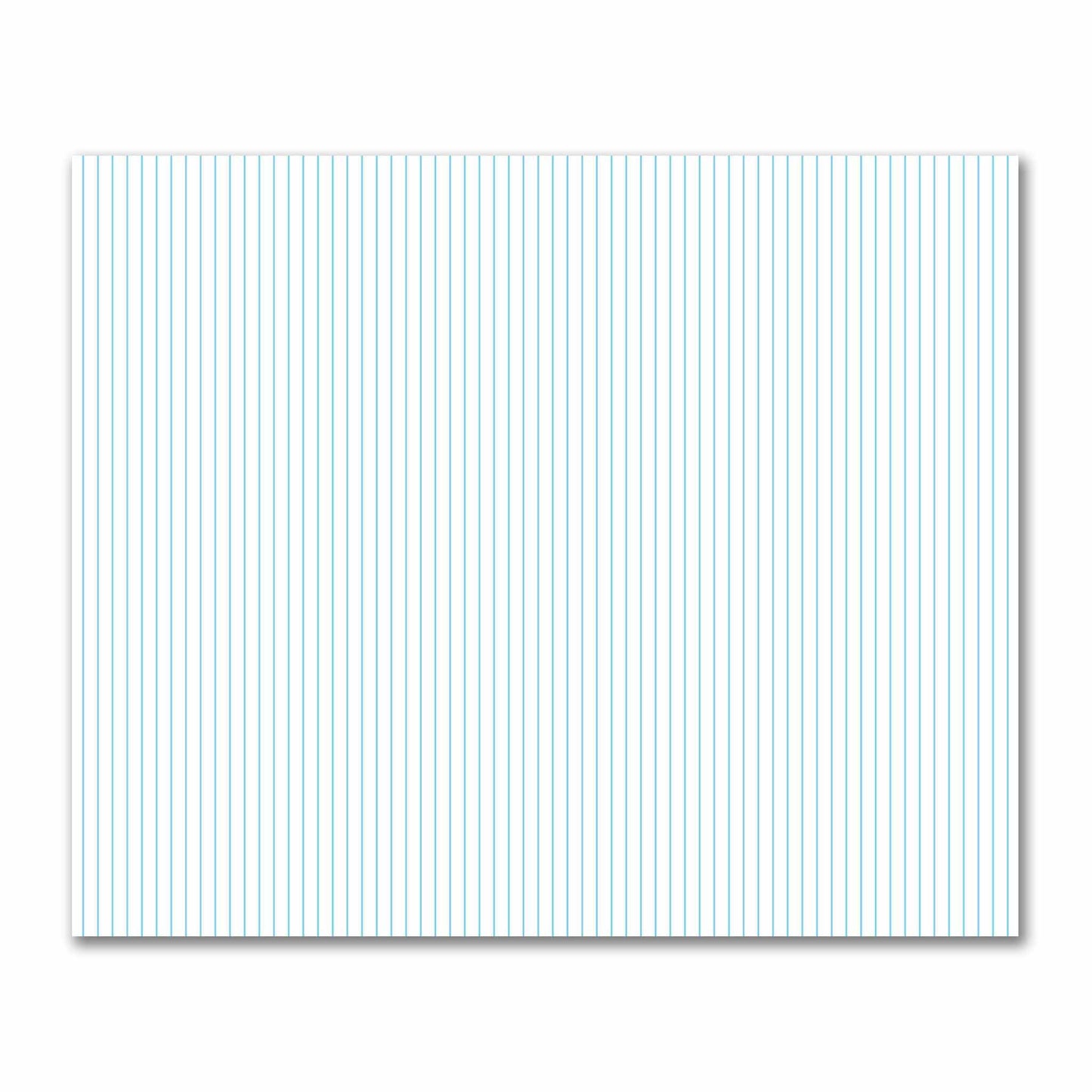 Off-White Cotton Sateen Fabric with Fine Blue Stripes, FACS-1430-151