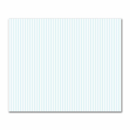 Off-White Cotton Sateen Fabric with Fine Blue Stripes, FACS-1430-151