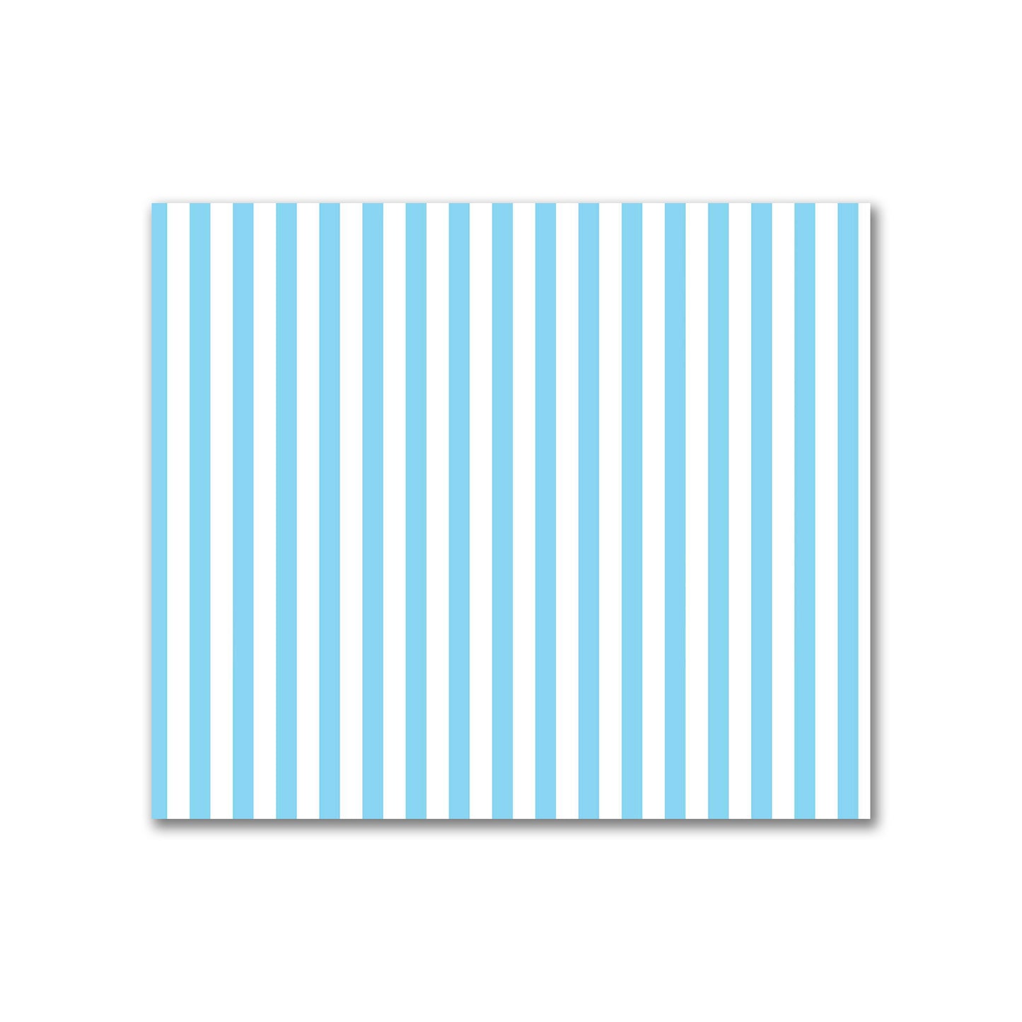 Off-White Cotton Sateen Fabric with Thin Blue Bars, FACS-1430-241