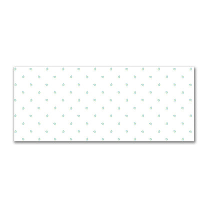 Cotton Sateen Fabric with Hand-painted Small Blue Watercolor Floral Pattern Print, FACS-1436
