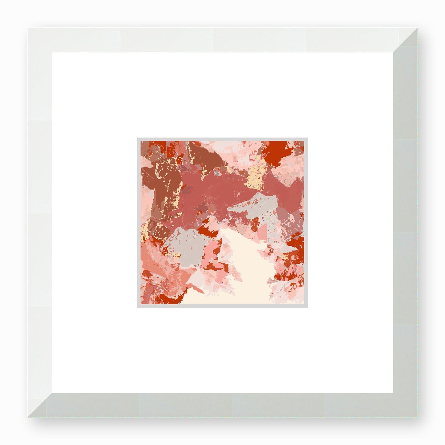 Framed Graphic Art Print, Faux Mat - 12x12 inches | FMS-1130-7692, Prints, Graphic art, White Frame, 30 x 30 cm ,12 x 12 inches