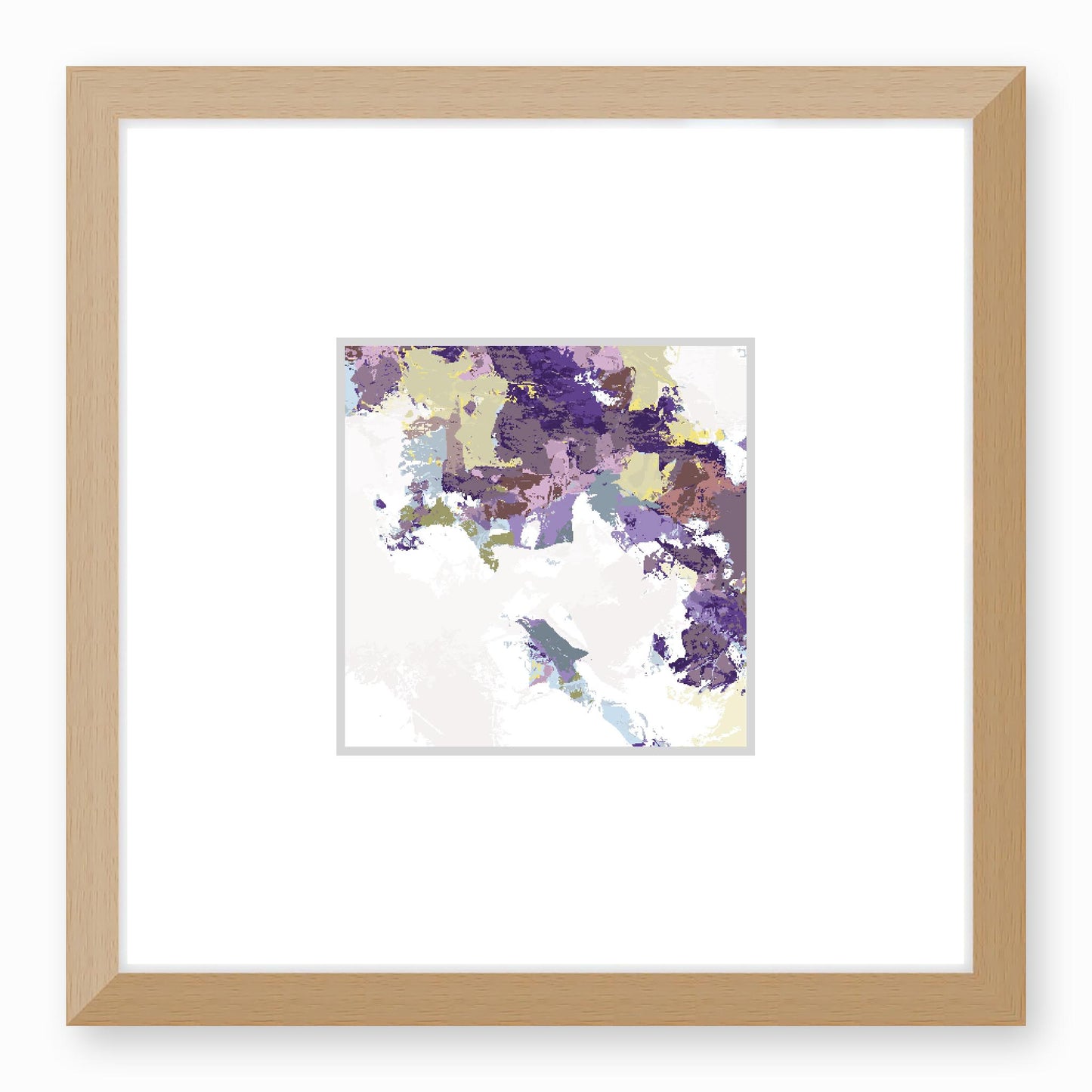 Framed Graphic Art Print, Faux Mat - 12x12 inches | FMS-1140-7693, Prints, Graphic art, Natural Frame, 30 x 30 cm ,12 x 12 inches