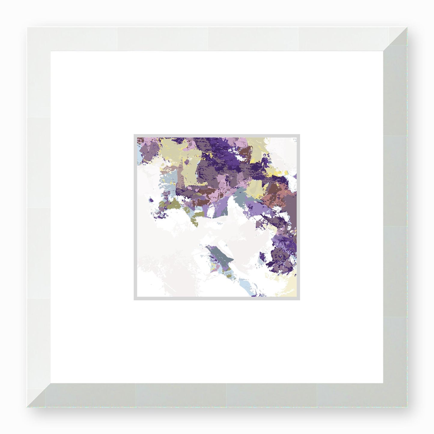 Framed Graphic Art Print, Faux Mat - 12x12 inches | FMS-1140-7693, Prints, Graphic art, White Frame, 30 x 30 cm ,12 x 12 inches